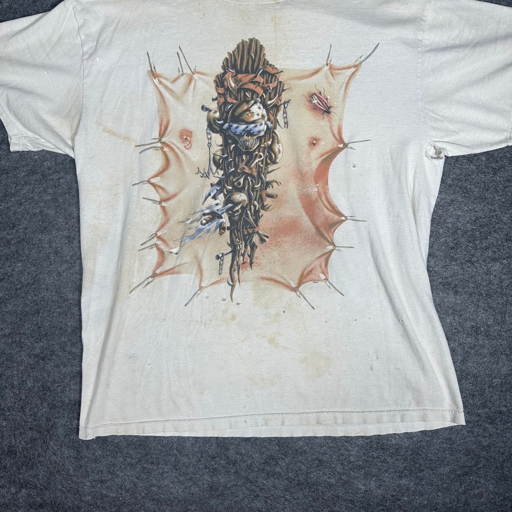 Rare 1994 MEGADETH‎ YOUTHANASIA NORTH AMERICAN TOUR T-SHIRT - Picture 12 of 16
